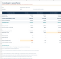Cruise Budget & Splurge Planner example comparing three cruise budgets. All figures shown are fictional.